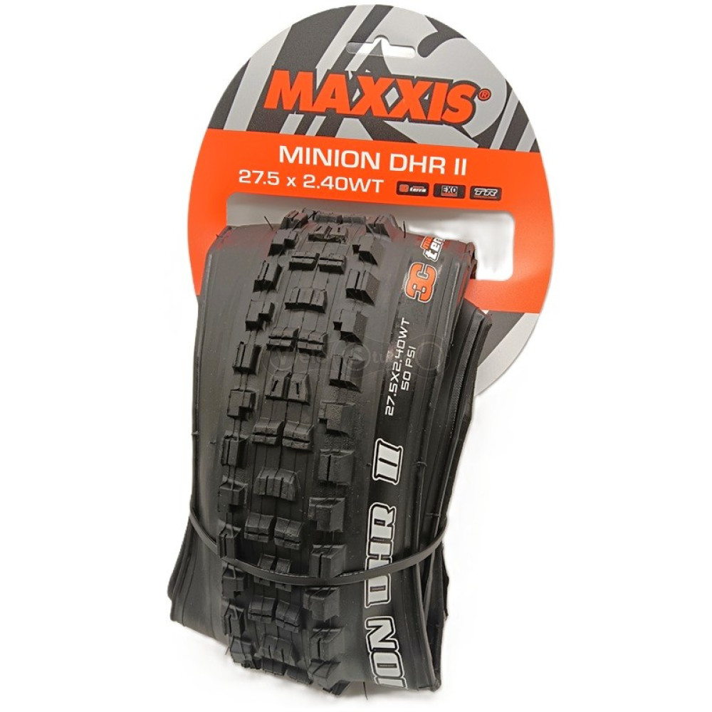 Вело покрышка MAXXIS MINION DHR II 27.5X2.40WT TPI-60X2 Foldable 3CG/DH/TR