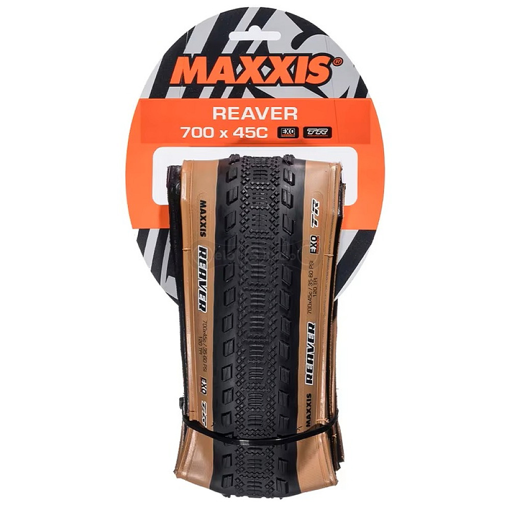 Вело покрышка MAXXIS REAVER 700X45C TPI-120 Foldable EXO/TR/TANWALL