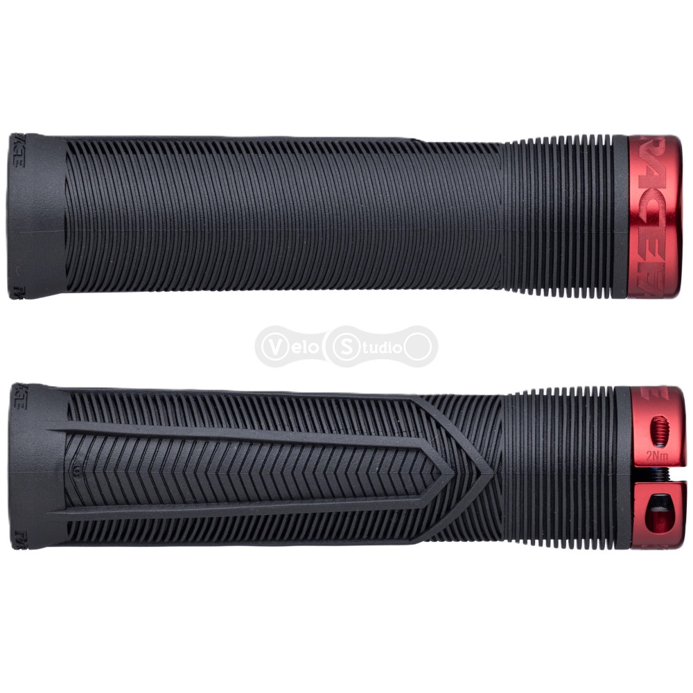 Грипсы RACE FACE CHESTER, 31 мм, BLACK, RED