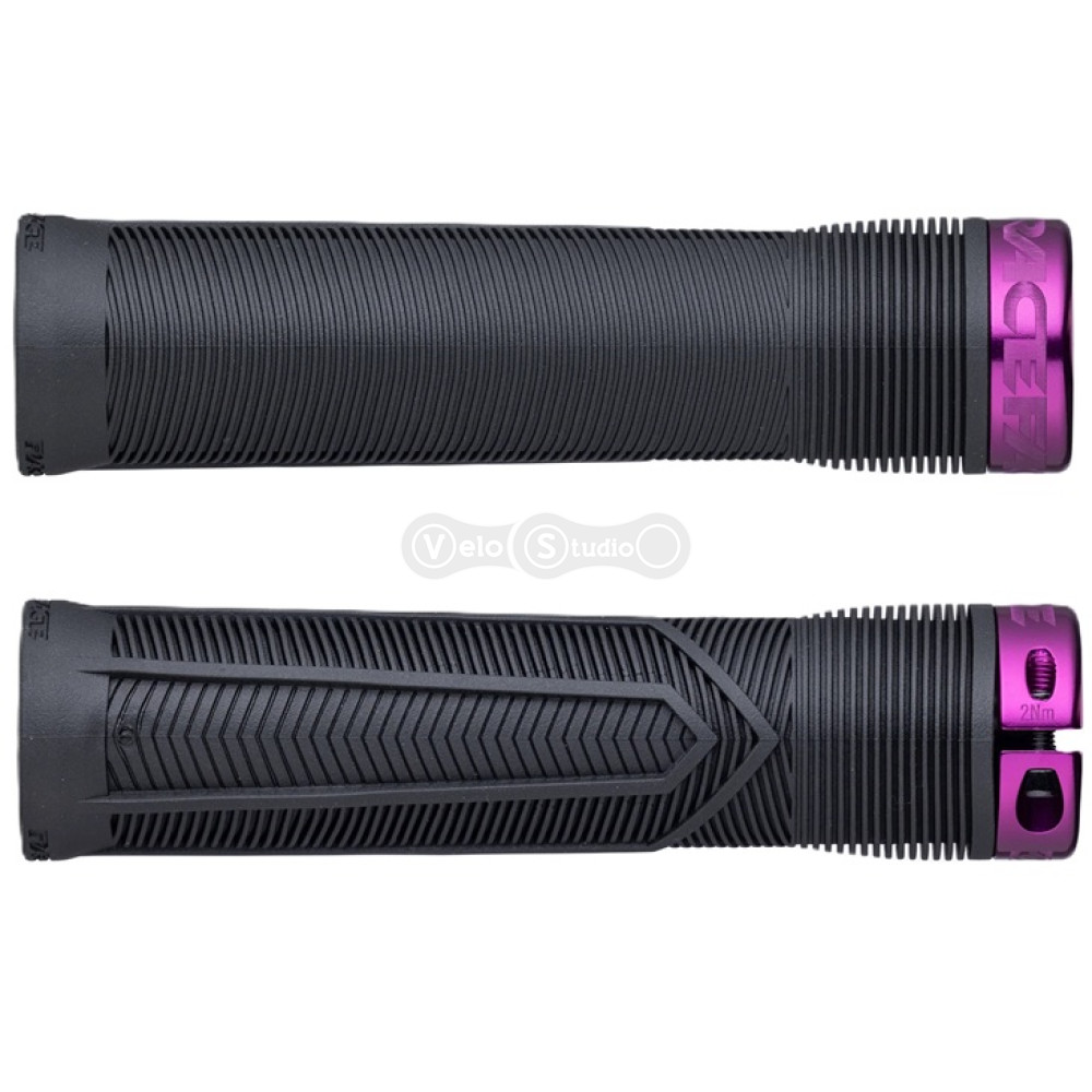 Грипсы RACE FACE CHESTER, 34 мм, BLACK, PURPLE