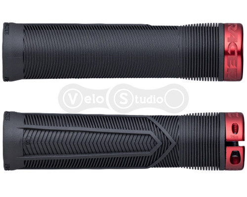 Грипси RACE FACE CHESTER, 34 мм, BLACK, RED