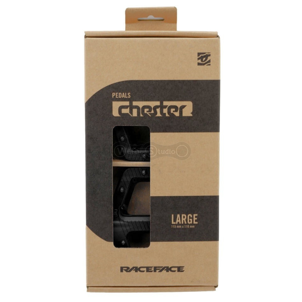 Педали RACE FACE CHESTER 2025, LARGE, BLACK