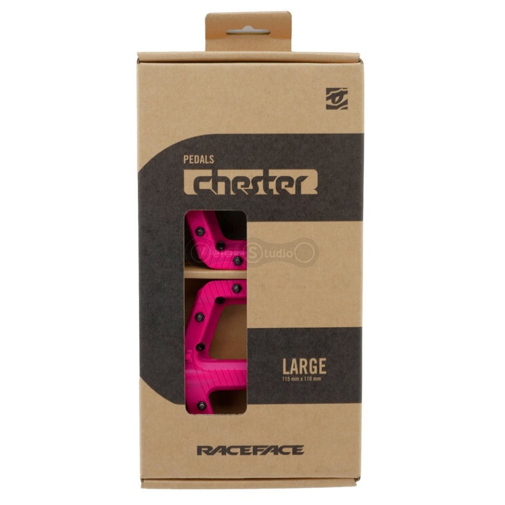 Педалі RACE FACE CHESTER 2025, LARGE, MAGENTA