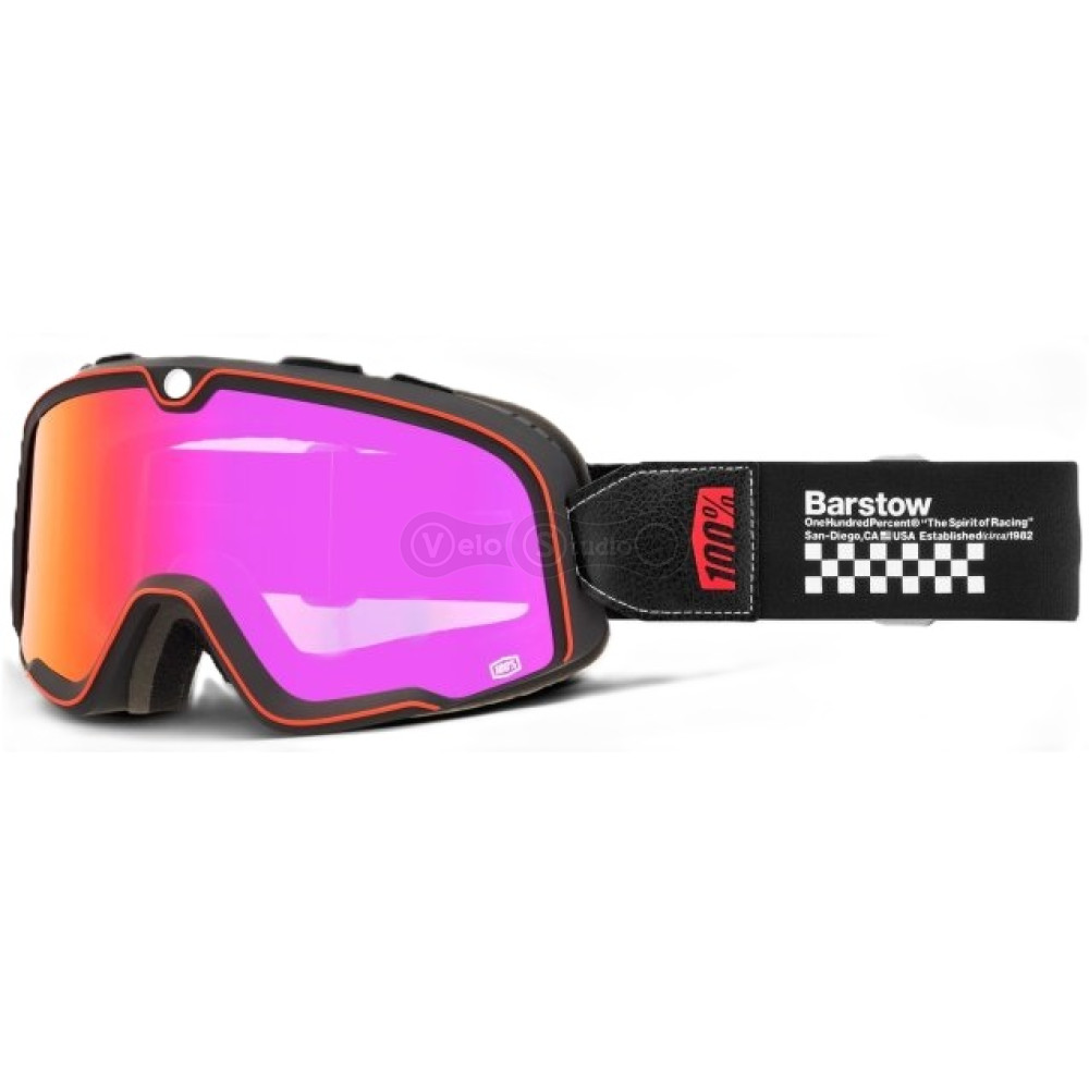 Маска 100% BARSTOW Goggle [Erban], Mirror Red Lens