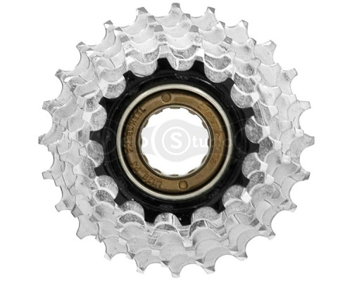 Трещотка SunRace MFM2A 6DS 1, 6 скоростей, 14-28T, Zinc/Black