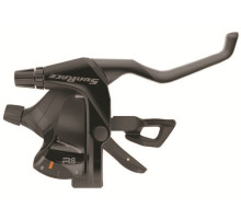 Моноблок SunRace F803 правый, 8 скоростей, совместим с V-Brake