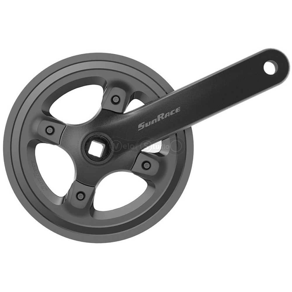Шатуны SunRace FCM80U под квадрат, 170 мм, 32T, на 11/10/9 скоростей, с защитой
