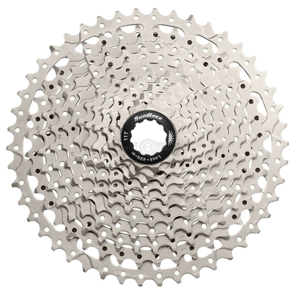 Кассета SunRace CSMS7 EAZ, 11 скоростей, 11-46Т, Silver