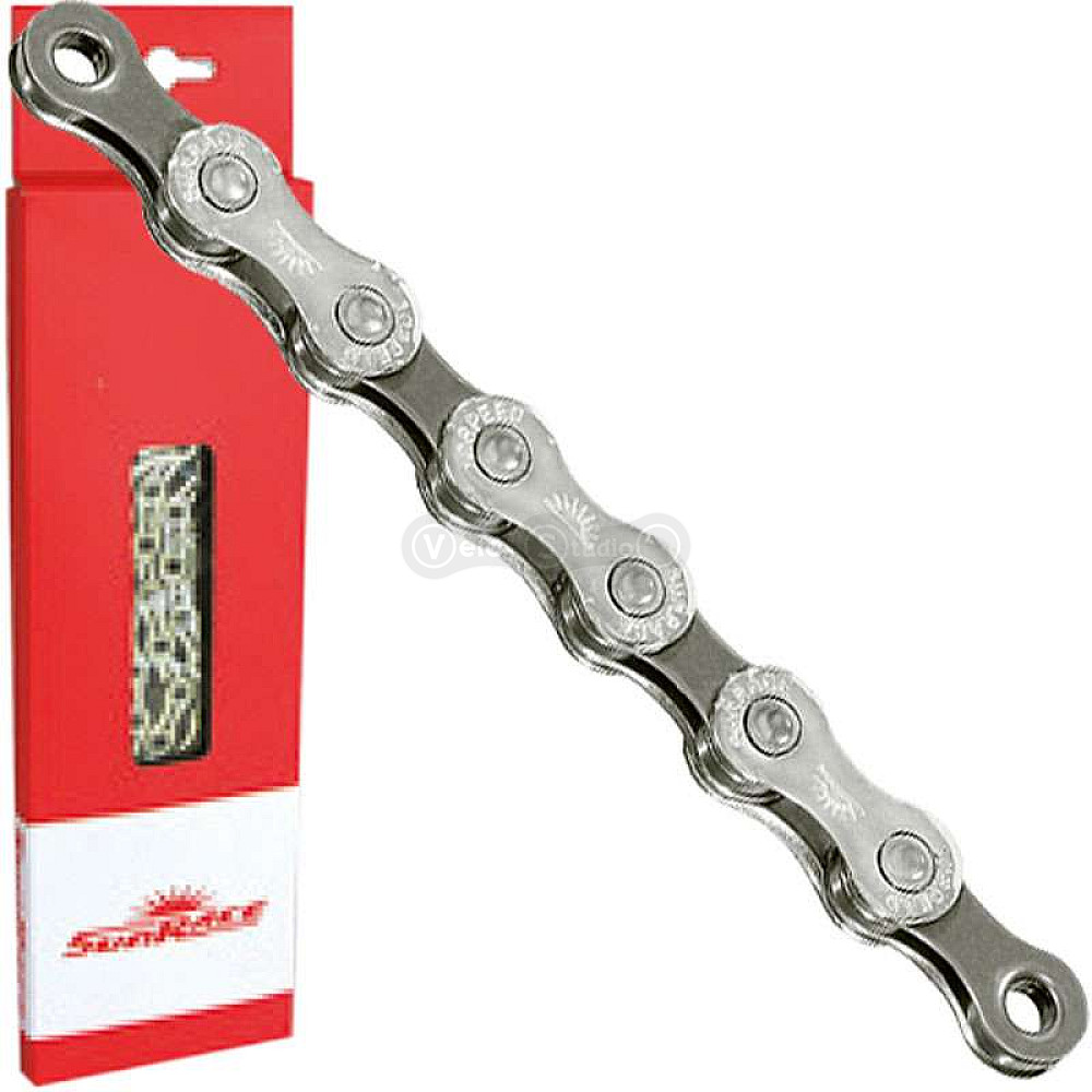 Цепь SunRace CNM94 1 Silver/Gray 9 скоростей, 116 звеньев, с замком