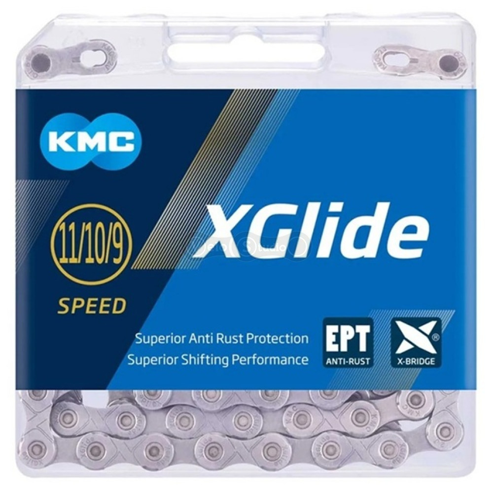 Ланцюг KMC eGlide EPT Cues 11/10/9 швидкостей, 132 ланки + замок