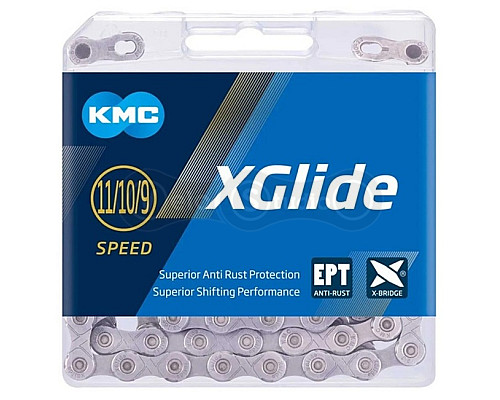 Ланцюг KMC eGlide EPT Cues 11/10/9 швидкостей, 132 ланки + замок