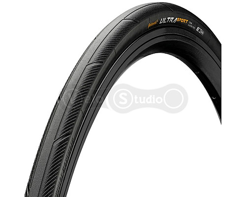 Вело покришка Continental Ultra Sport III 700 x 25C чорна, не доладна, skin