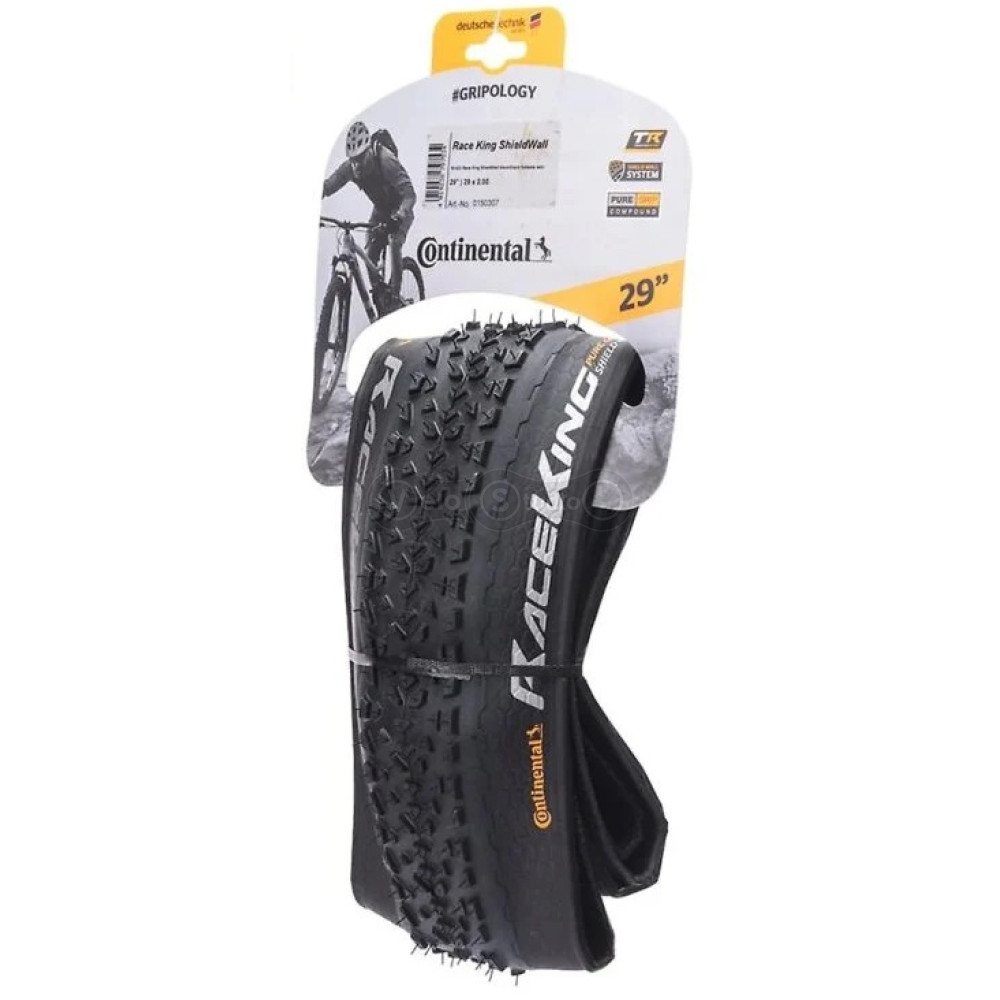 Вело покрышка Continental Race King 2.2, 29x2.20, PureGrip, ShieldWall, Skin, Tubeless Ready