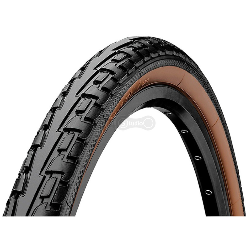 Вело покрышка Continental RIDE Tour 700 x 47C, 28 x 1.75, ExtraPuncture Belt, Black/Brown