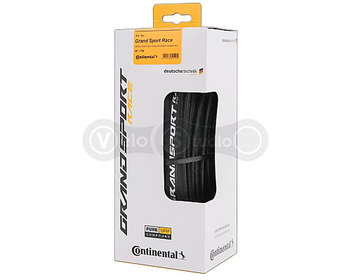 Вело покришка Continental Grand Sport Race 700 x 23C, чорна, складана, skin