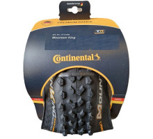 Вело покрышка бескамерная Continental Mountain King ShieldWall, 27.5 x 2.60, черная, складная