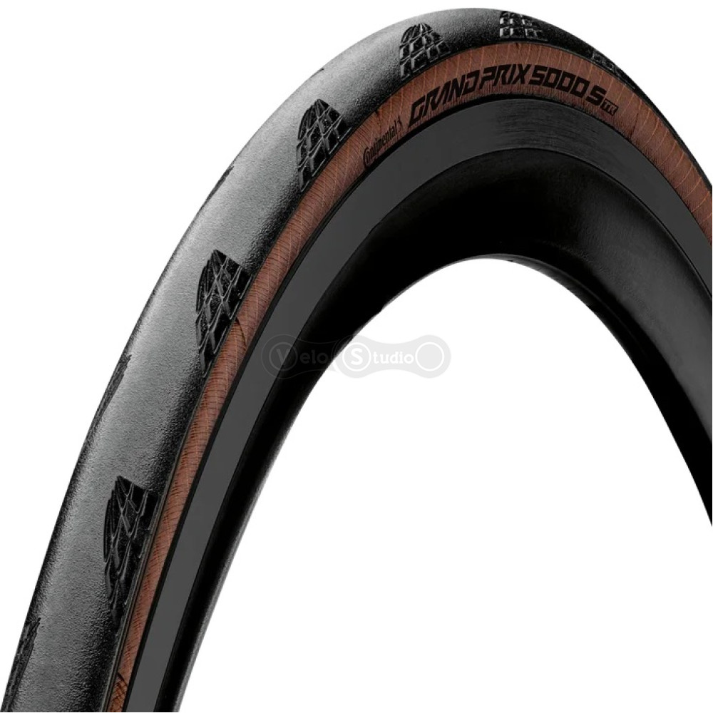 Вело покришка Continental Grand Prix 5000S TR 700 x 28C, Vectran, LazerGrip, ACT, Tubeless Ready, Black/Brown