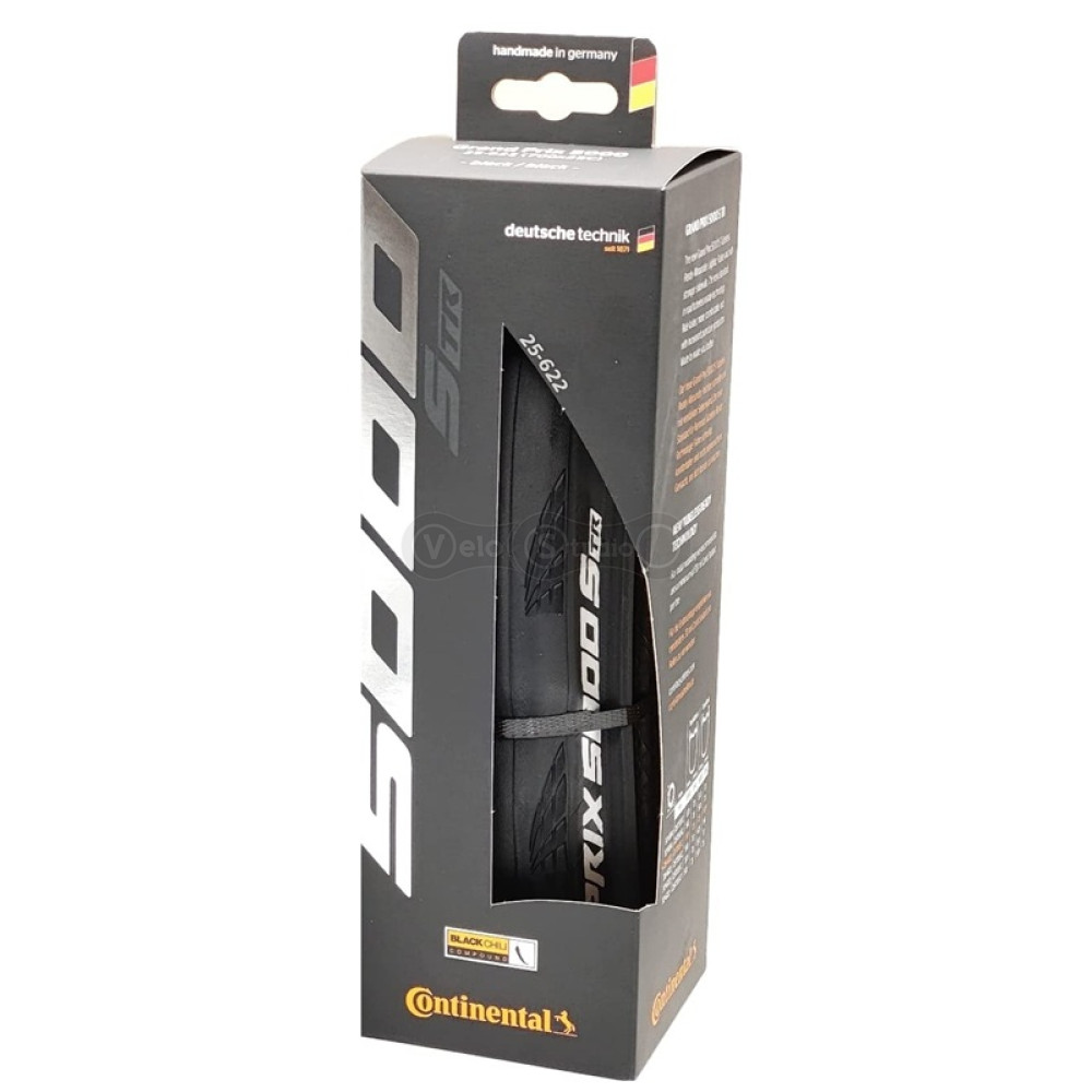 Вело покрышка Continental Grand Prix 5000 S TR 700 x 30C, Vectran, LazerGrip, ACT, Tubeless Ready, Black