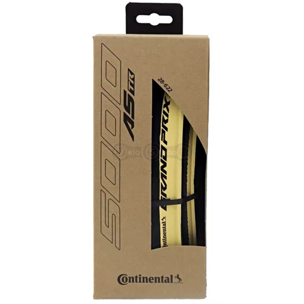 Вело покришка Continental Grand Prix 5000 AS TR 700 x 28C, Vectran, LazerGrip, ACT, Tubeless Ready, Black Cream