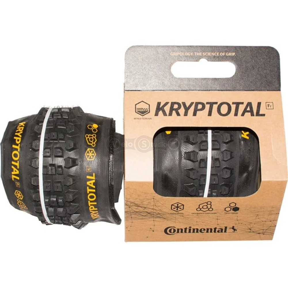 Вело покрышка Continental Kryptotal-F Trail 24 x 2.40 Endurance, Tubeless Ready, Black