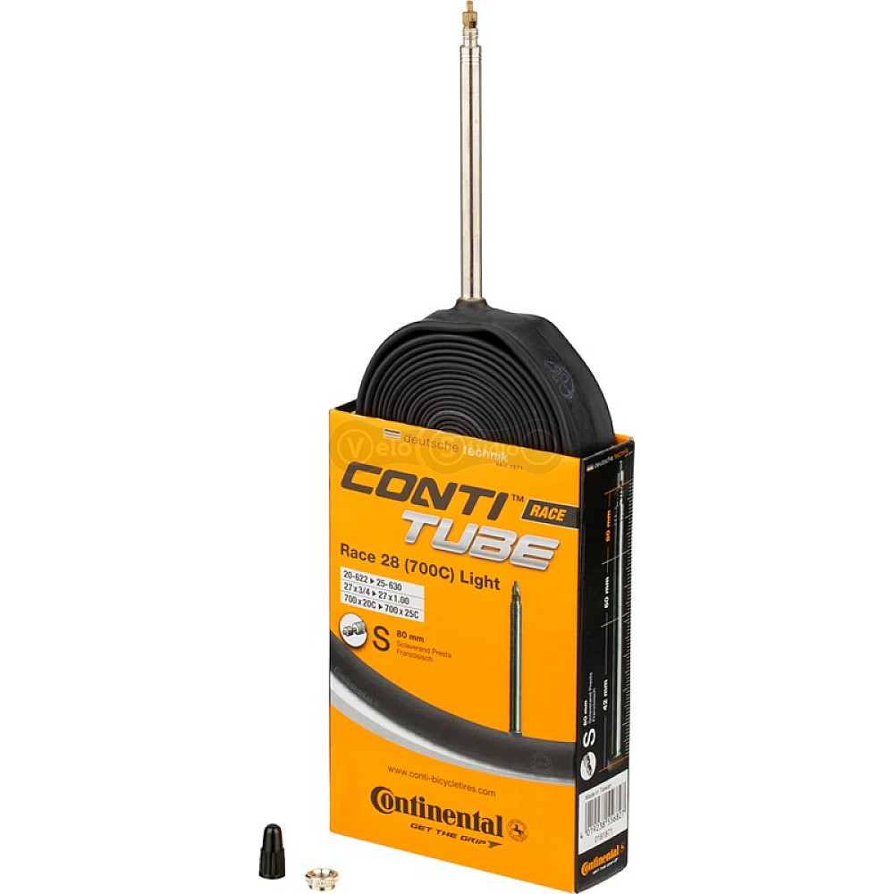 Вело камера Continental Race Tube Light 700х20C-25C S80 RE [20-622->25-630]