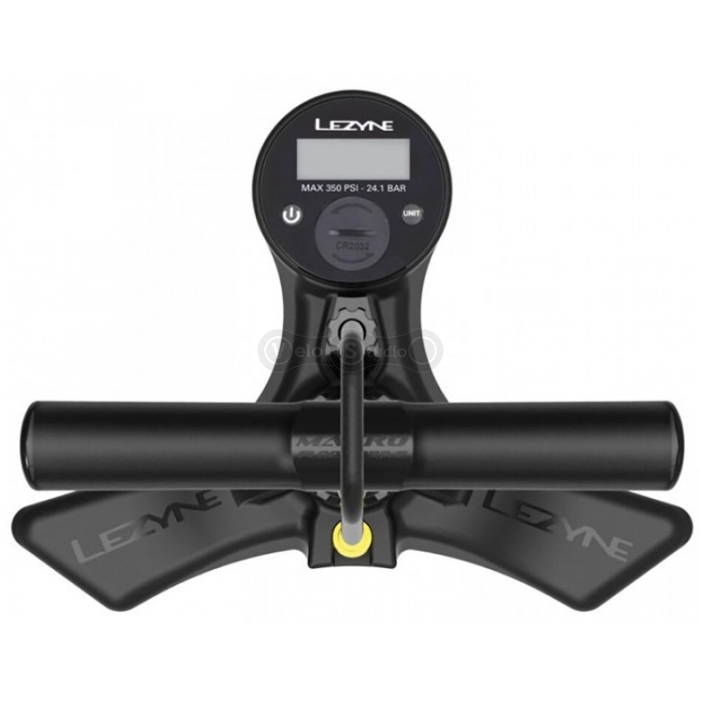 Підлоговий насос LEZYNE MACRO FLOOR DIGITAL DV Сріблястий 220psi Y13