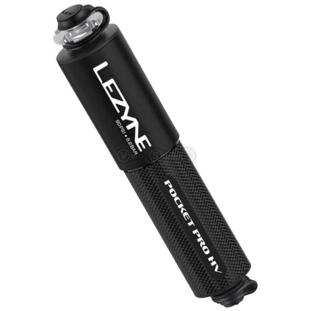Ручной насос Lezyne Pocket Drive Pro НV Черный матовый 90psi - 144 мм