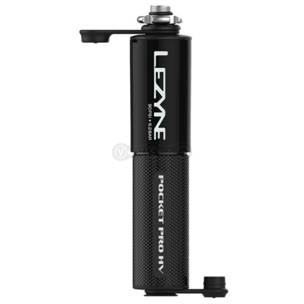 Ручной насос Lezyne Pocket Drive Pro НV Черный матовый 90psi - 144 мм