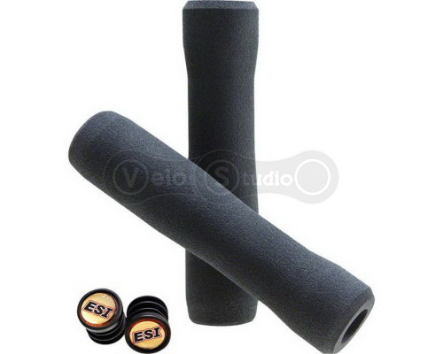 Грипсы ESI Fit CR Black (чёрные) - 30-32 мм