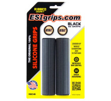 Грипсы ESI Ribbed Chunky Black Silicone Bicycle Grips - 32 мм