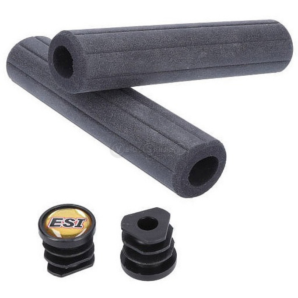 Грипсы ESI Ribbed Chunky Black Silicone Bicycle Grips - 32 мм