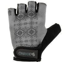 Вело перчатки ONRIDE Hold 20 Ornament цвет серый размер L