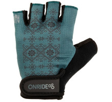 Вело перчатки ONRIDE Hold 20 Ornament цвет зеленый размер L