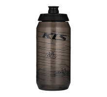 Фляга KLS Kolibri 550 мл прозрачный черный