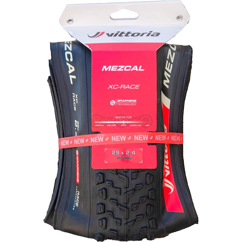 Вело покришка Vittoria Mezcal 29x2.4 XC Race, Tubeless Ready, Black