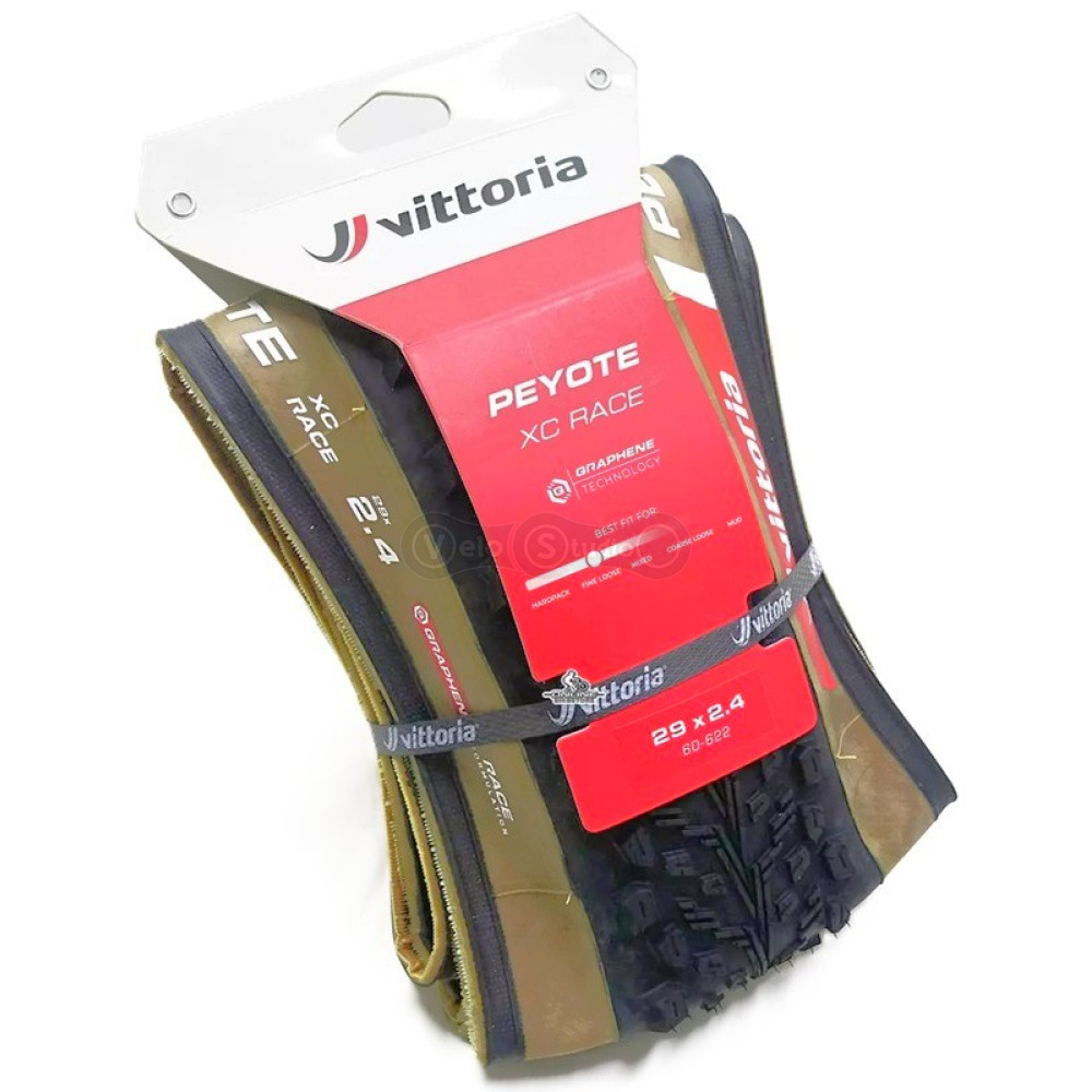 Вело покришка Vittoria Peyote 29x2.4 XC Race, Tubeless Ready, Brown