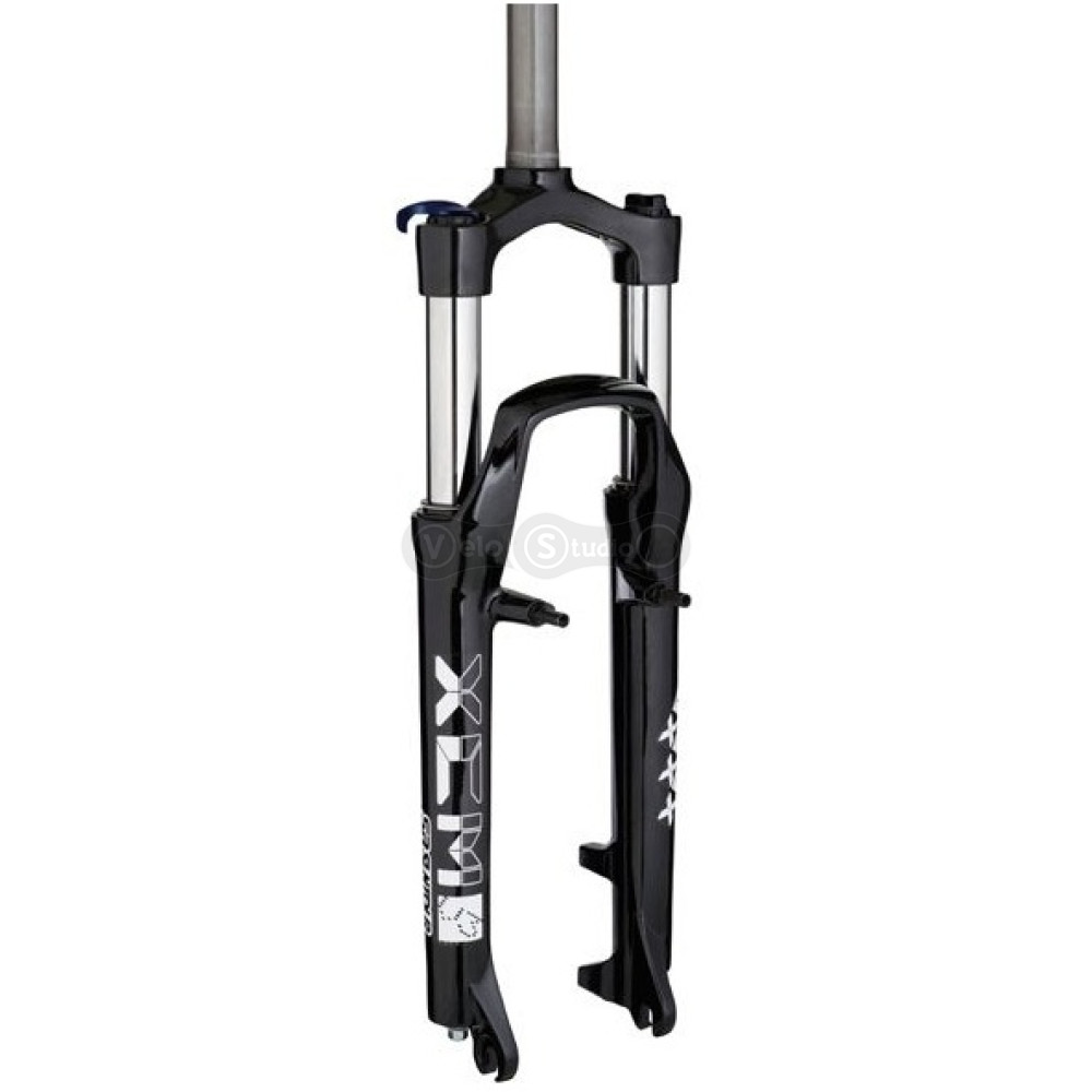 Вилка SUNTOUR XCM HLO 26 дюймів 100 мм Disk/V-brake, блокування, чорна