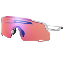 Окуляри SHIMANO EQUINOX5 Off-road, матові білі з лінзою Ridescape OR