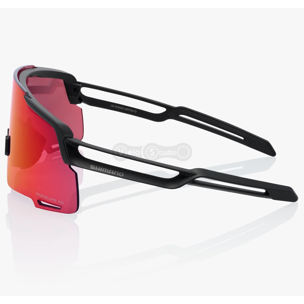 Окуляри SHIMANO EQUINOX5 Road, матово-чорні з лінзою Ridescape RD