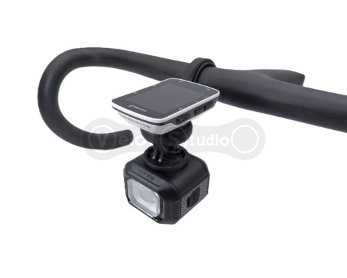 Фара Moon Titan Max 1700 люмен вбудований акумулятор, USB TYPE-C, чорна