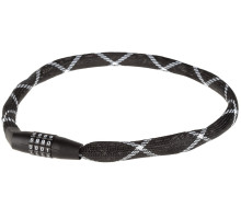 Вело замок ONRIDE Mao цепной, кодовый, 4x900 мм, черно-серый цвет