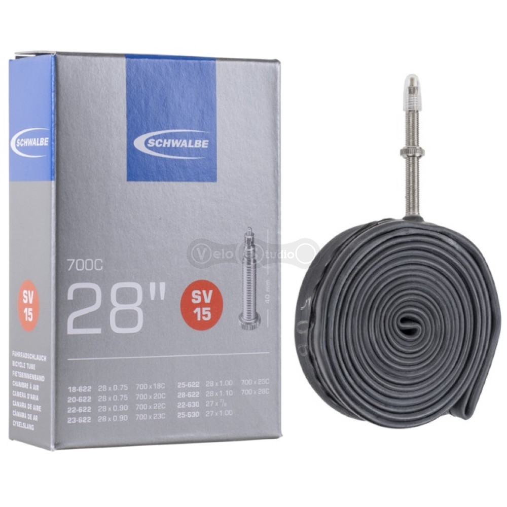 Камера 700x18С-28С (18/28x622/630) Schwalbe SV15 40мм EK