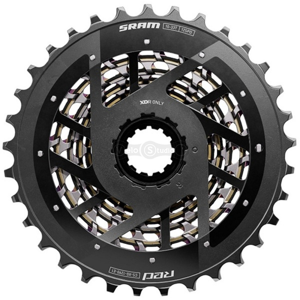 Касета SRAM Red XG-1290 E1 10-33T 12 швидкостей Rainbow
