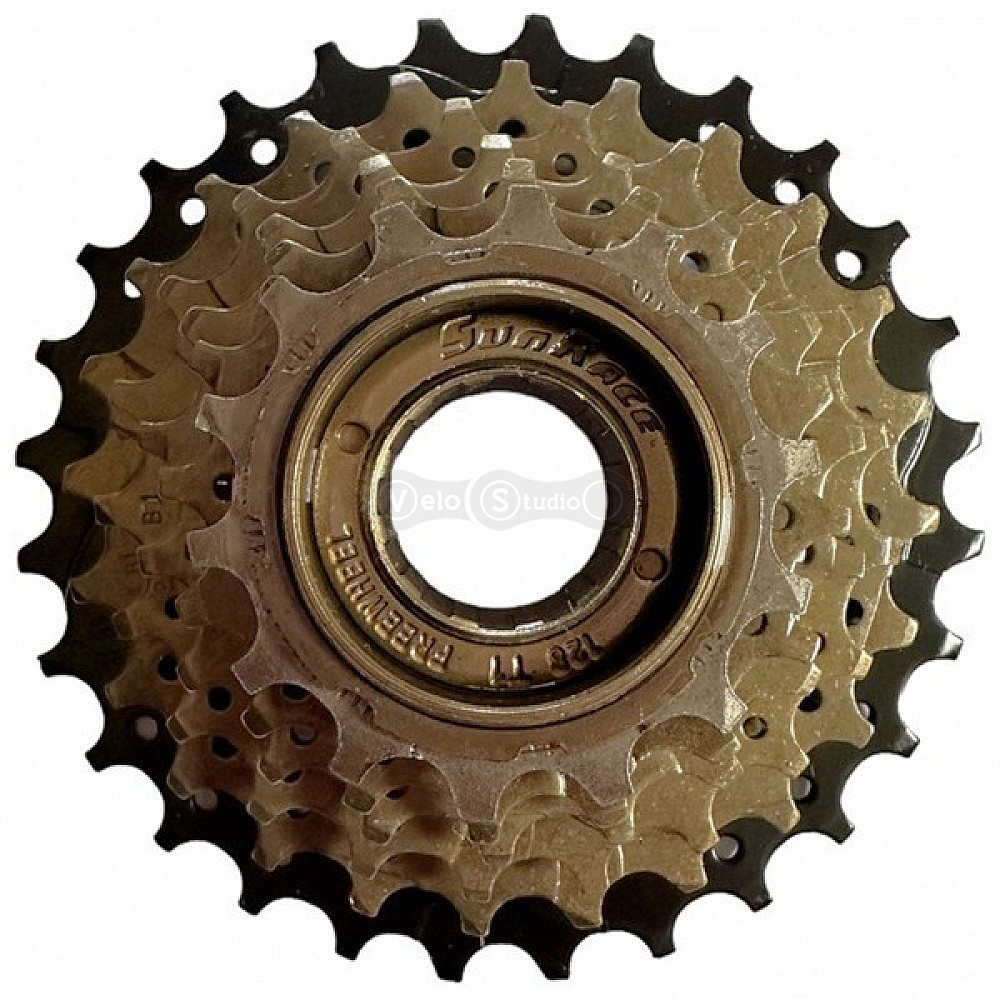 Тріскачка SunRace MFM2A 6DS 2, 6 швидкостей, 14-28T, Brown/Black