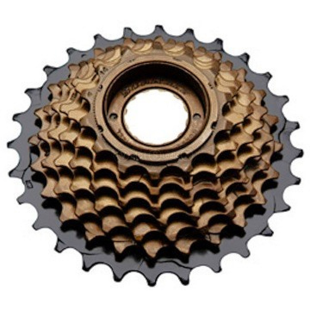 Тріскачка SunRace MFM2A 6DS 2, 6 швидкостей, 14-28T, Brown/Black