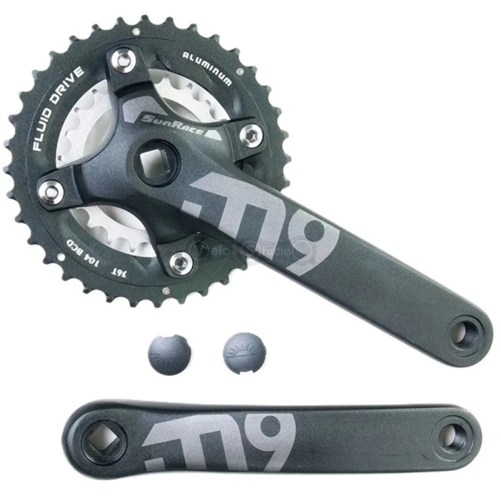Шатуни SunRace FCM926, 175 мм, 36-22T, 9 швидкостей, 104/64BCD