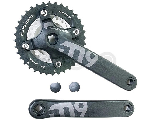Шатуны SunRace FCM926, 175 мм, 36-22T, 9 скоростей, 104/64BCD