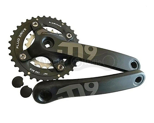 Шатуны SunRace FCM926, 175 мм, 36-22T, 9 скоростей, 104/64BCD