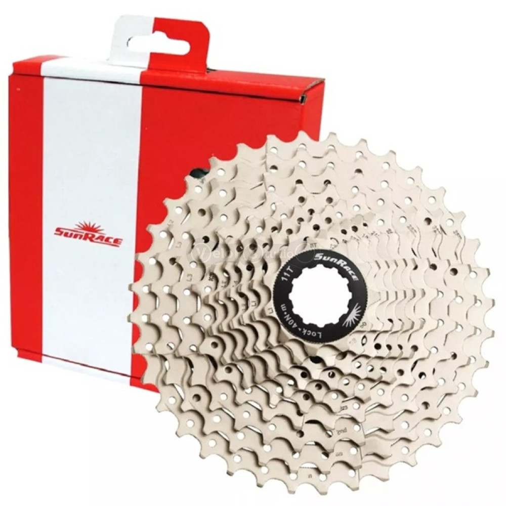 Кассета SunRace CSMS1 TAV X, 10 скоростей, 11-34T, Silver