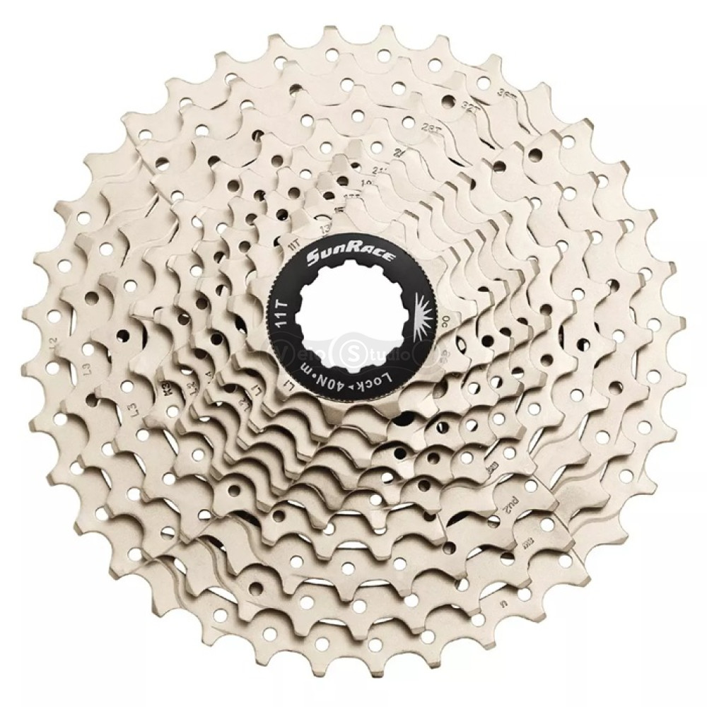 Кассета SunRace CSMS2 TAY X, 10 скоростей, 11-42T, Silver